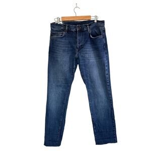 Marine Layer Original Slim Denim Jeans Medium Wash Blue 36 Inch Waist